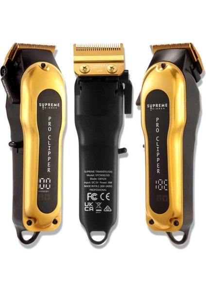 Pro Clipper Profesyonel Saç Sakal Tıraş Makinesi STC5030 Gold