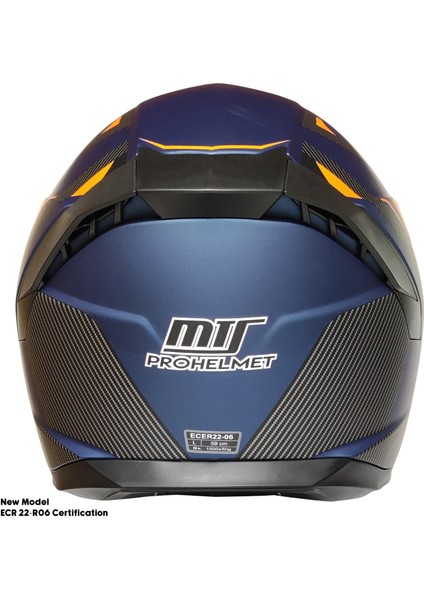 Motosiklet Kask Ece 22.R06 Sertifikalı Güneş Vizörlü Fiber Kask Full Face Motor Kaskı Yeni Sezon