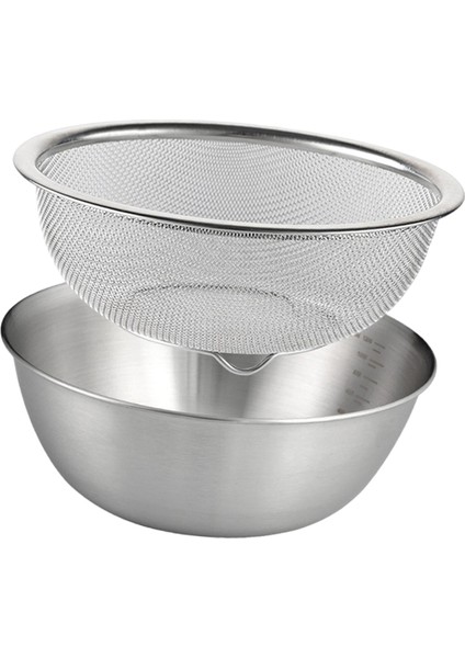 2 Pirinç Yı Kasesi Kevgir Gıda Süzgeç Meyve Sebze Yı 22 cm (Yurt Dışından)