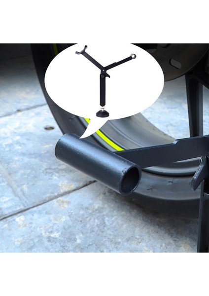 Motosiklet Tekerleği Kaldırıcı Yan Standlar Kickstand Tamir Aracı Sağlam Dayanıklı Siyah 22X5 cm (Yurt Dışından)