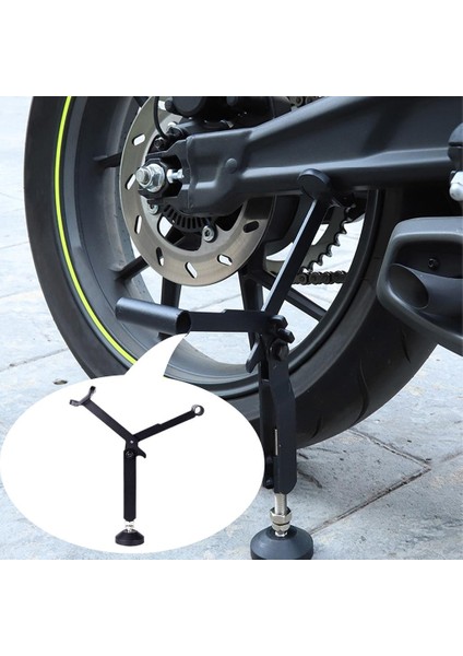 Motosiklet Tekerleği Kaldırıcı Yan Standlar Kickstand Tamir Aracı Sağlam Dayanıklı Siyah 22X5 cm (Yurt Dışından)