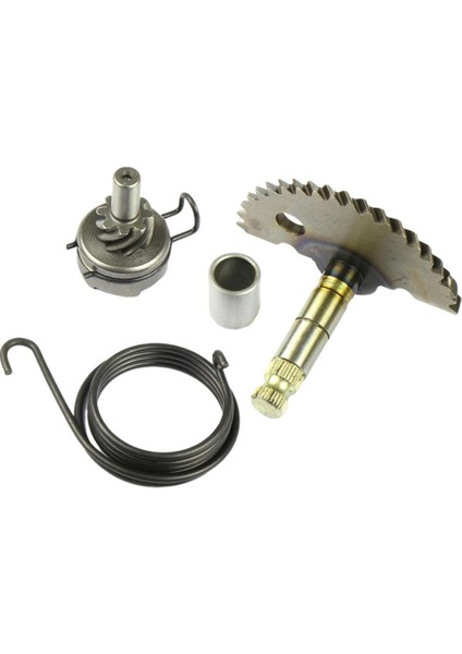 Gy6 50CC 80CC Scooter Için Kick Start Dişli Mili Yaylı Metal (Yurt Dışından)