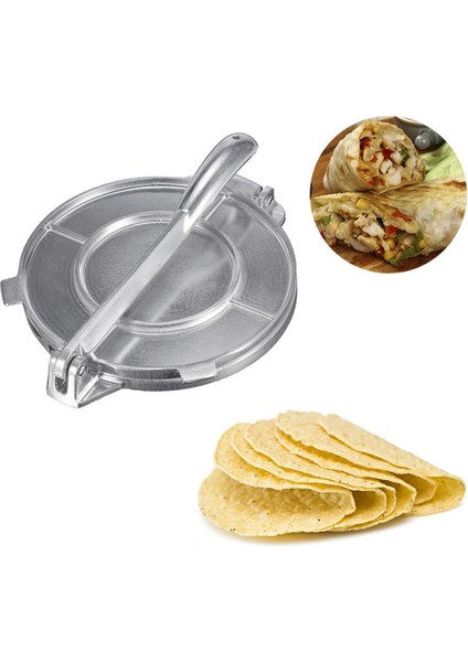 Ağır Hizmet Tipi 6.5 '' Alüminyum Tortilla Inç Un Mısır Tortilla Makinesi Tortilla Presleme (Yurt Dışından)