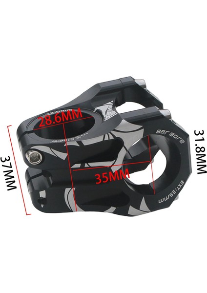 Dağ Kısa 31.8mm 35MM 1-1/8 "ş Aşağı Için Kaynaklanıyor, (Yurt Dışından) indirimleri