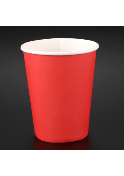 40 Karton Bardak (9oz) - Düz Düz Renkler Doğum Günü Ikram(Kırmızı) (Yurt Dışından)