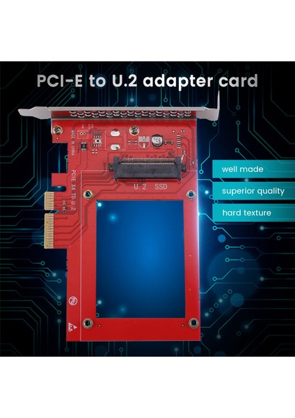 U.2 (SFF-8639) Adaptör,u.2 - Pcıe Nvme SSD Adaptör Kartı (Yurt Dışından)