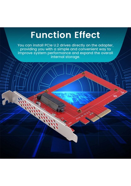 U.2 (SFF-8639) Adaptör,u.2 - Pcıe Nvme SSD Adaptör Kartı (Yurt Dışından)