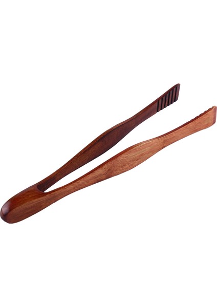 2 Adet Barbekü Araçları 26.5cm Ahşap Sağlık ve Çevre Koruma Izgara Yiyecek Maşası Barbekü Açık Maşa (Yurt Dışından)