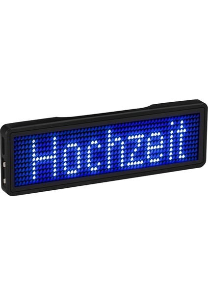Bluetooth LED Yaka Kartı Şarj Edilebilir Işık Burcu Dıy Programlanabilir Kaydırma Mesaj Panosu Ekran Led, Tip 5 (Yurt Dışından)