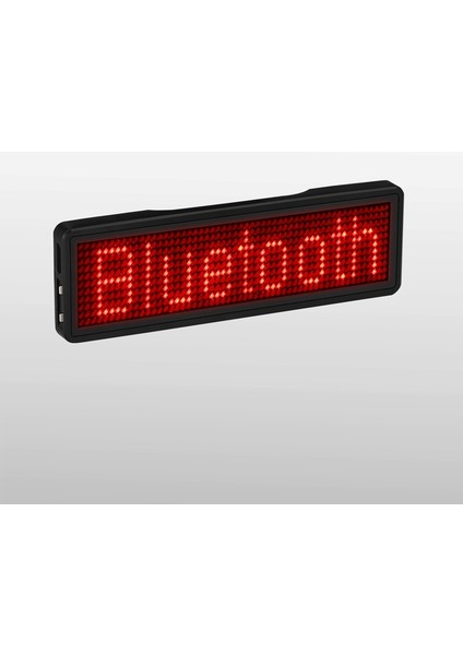 Bluetooth LED Yaka Kartı Şarj Edilebilir Işık Burcu Dıy Programlanabilir Kaydırma Mesaj Panosu Ekran Led, Tip 5 (Yurt Dışından)