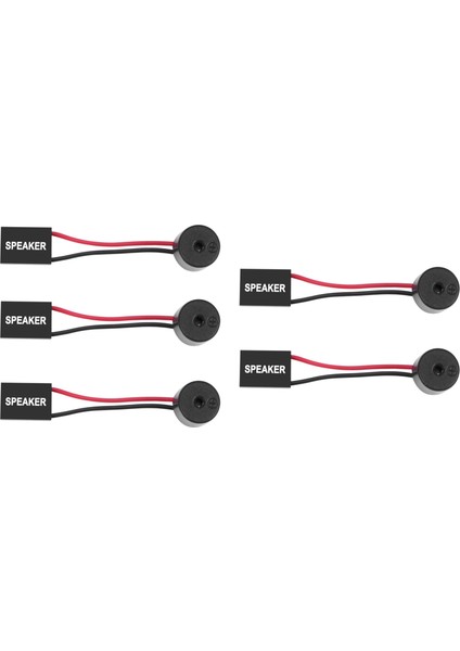 5 Adet Anakart Hoparlör Buzzer Pc Bilgisayar Anakartı Dahili Bip Sesi Bilgisayar Tamiri Için (Yurt Dışından)