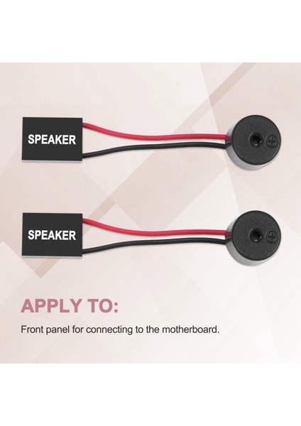 5 Adet Anakart Hoparlör Buzzer Pc Bilgisayar Anakartı Dahili Bip Sesi Bilgisayar Tamiri Için (Yurt Dışından)