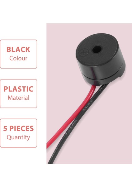 5 Adet Anakart Hoparlör Buzzer Pc Bilgisayar Anakartı Dahili Bip Sesi Bilgisayar Tamiri Için (Yurt Dışından)