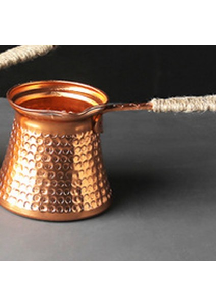 2x Türk Cezve Kahve Makinesi Moka Pot 3 Kişi 200 ml Bakır El Yapımı Yüksek Kaliteli Dekoratif Hediye Aksesuarı (Yurt Dışından)