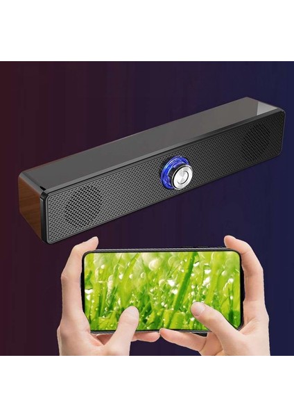 Ev Sineması Hıfı Taşınabilir Kablolu Hoparlörler Stereo Bas Ses Çubuğu USB Subwoofer Bilgisayar Tv Telefonu Için Çalışmak (Yurt Dışından)
