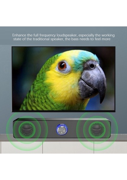 Ev Sineması Hıfı Taşınabilir Kablolu Hoparlörler Stereo Bas Ses Çubuğu USB Subwoofer Bilgisayar Tv Telefonu Için Çalışmak (Yurt Dışından)