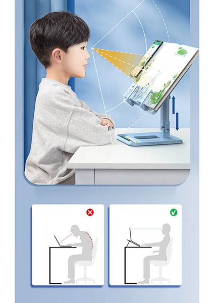 Taşınabilir Okuma Standı Kitap Cep Telefonu Kitap Braketi Ayarlanabilir Basit Kitaplık Masaüstü Okuma Çerçevesi, Mavi (Yurt Dışından) modelleri