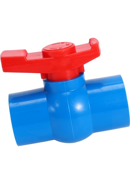 3x 40MM x 40MM Tam Geçişli Kırmızı Kollu Kollu U-Pvc Küresel Vana Mavi (Yurt Dışından)