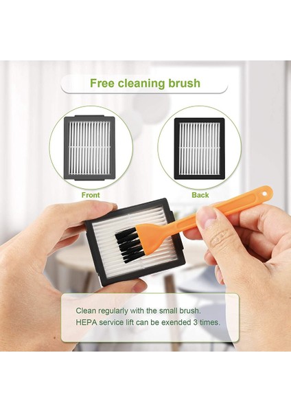 Ξ Ny Ue Zhang Hepa Filtre Fırçaları J7 J7+/artı E5 E6 E7 I7 I7+ I3 I3+ I4 I4+ I6 I6+ I8 Elektrikli Süpürge Aksesuarları Kiti (Yurt Dışından)