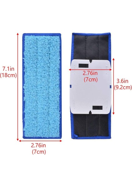 Ξ Ny Ue Zhang 200 Serisi Robot Mop Yalnızca Yıkanabilir Islak Mop Pedleri Için Yedek Parçalar (2'li Paket) (Yurt Dışından)