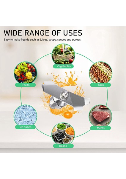 Ξ Ny Ue Zhang 015990 ve 15990 32 Oz ve 64 Oz Kaplar Için Gelişmiş Paslanmaz Blender Yedek Bıçağı (Yurt Dışından)