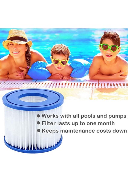 Ξ Ny Ue Zhang Spa Filtre Pompası Tip Vı Için 8pcs Havuz Filtresi, Yedek Filtre Için Sıcak Küvet Filtreleri (Yurt Dışından)