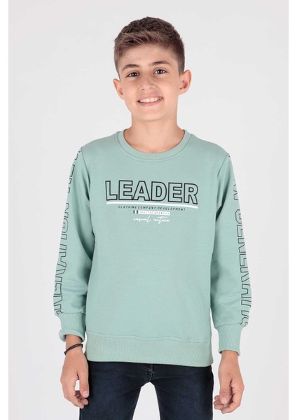 Erkek Çocuk Leader Baskılı Trend Sweatshirt AK15091