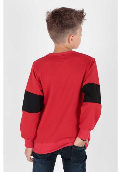 Erkek Çocuk Origami Baskılı Trend Sweatshirt AK15160 modelleri