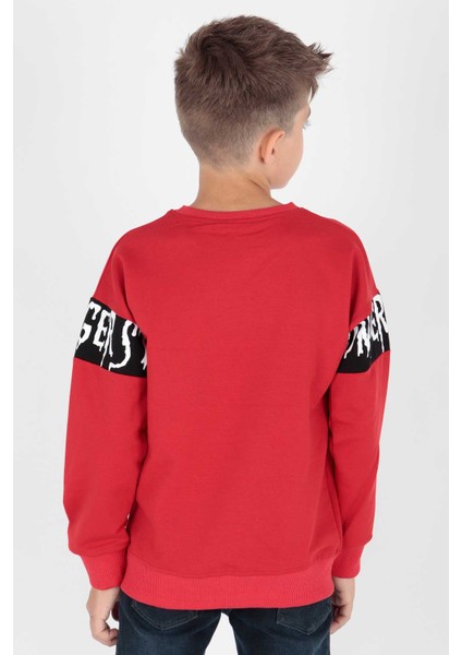 Erkek Çocuk Strong Baskılı Trend Sweatshirt AK15106