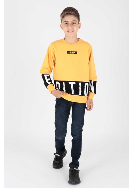 Erkek Çocuk Edition Baskılı Trend Sweatshirt AK15121