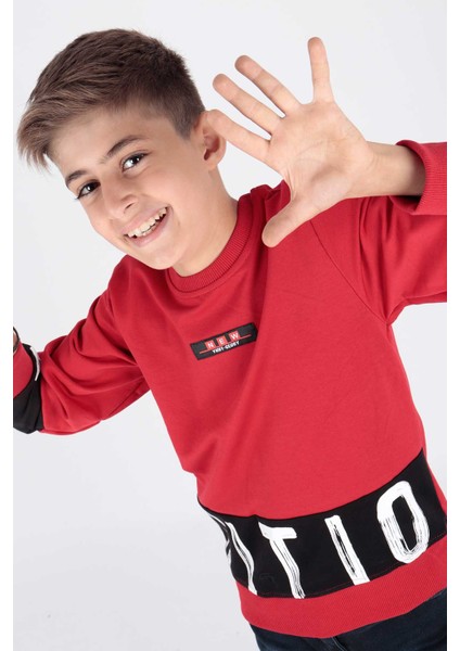 Erkek Çocuk Edition Baskılı Trend Sweatshirt AK15121 indirimleri