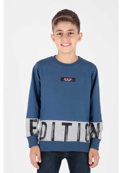 Erkek Çocuk Edition Baskılı Trend Sweatshirt AK15121 fiyatları