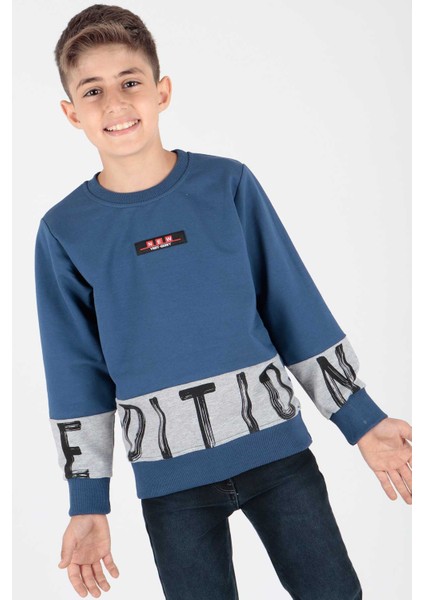 Erkek Çocuk Edition Baskılı Trend Sweatshirt AK15121 indirimleri