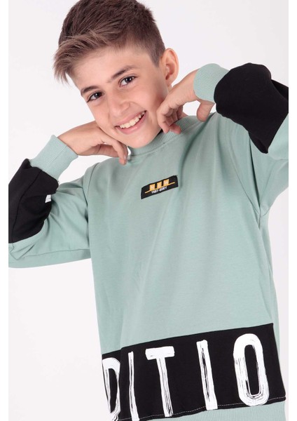 Erkek Çocuk Edition Baskılı Trend Sweatshirt AK15121 fırsatları