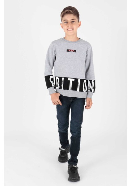 Erkek Çocuk Edition Baskılı Trend Sweatshirt AK15121