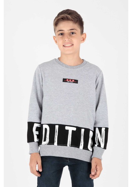 Erkek Çocuk Edition Baskılı Trend Sweatshirt AK15121 fiyatları
