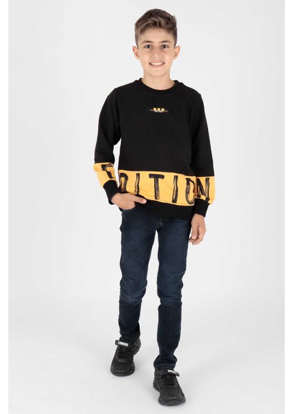 Erkek Çocuk Edition Baskılı Trend Sweatshirt AK15121