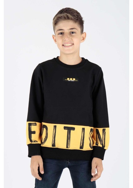 Erkek Çocuk Edition Baskılı Trend Sweatshirt AK15121