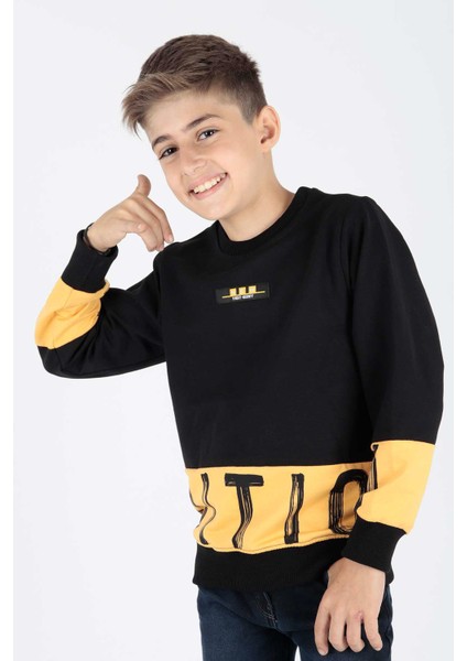 Erkek Çocuk Edition Baskılı Trend Sweatshirt AK15121