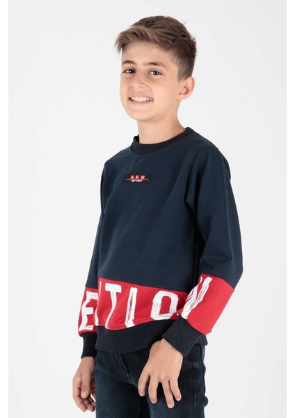 Erkek Çocuk Edition Baskılı Trend Sweatshirt AK15121