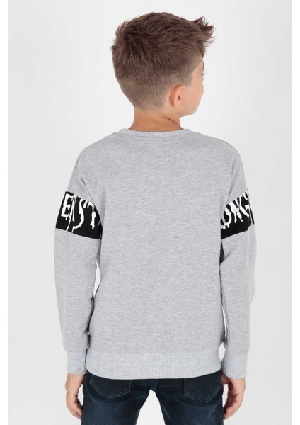 Erkek Çocuk Strong Baskılı Trend Sweatshirt AK15106 fiyatları