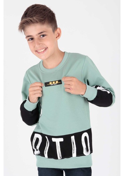 Erkek Çocuk Edition Baskılı Trend Sweatshirt AK15121