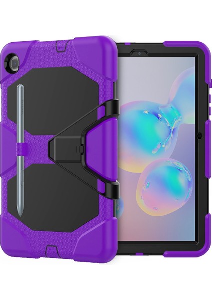 Samsung Galaxy Tab S6 Lite Kılıf Yatay Standlı Zırh Özellikli Masaüstü Griffin Defender Kılıf (Model SM-P610,T615,T617)