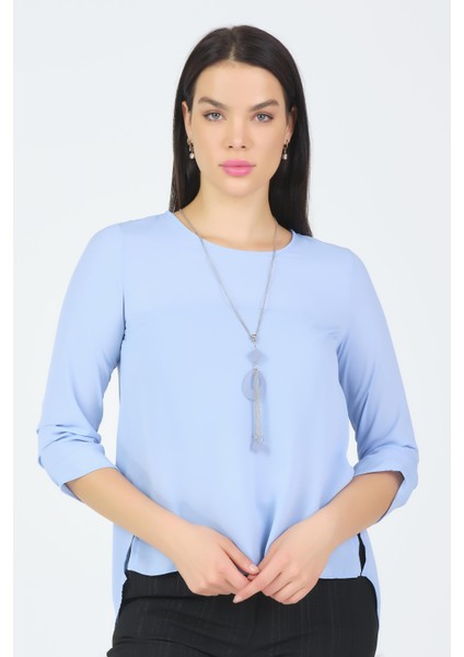 Kolyeli Şık Bluz