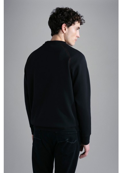 Erkek Marka Logolu Uzun Kollu Rahat Siyah Sweatshirt 13311933-011 fiyatları