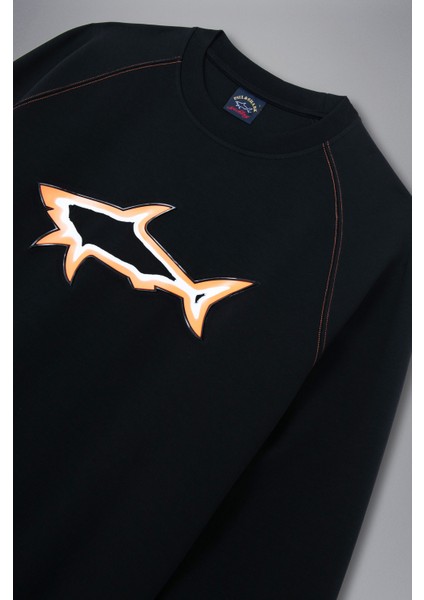 Erkek Marka Logolu Uzun Kollu Rahat Siyah Sweatshirt 13311933-011 fırsatları