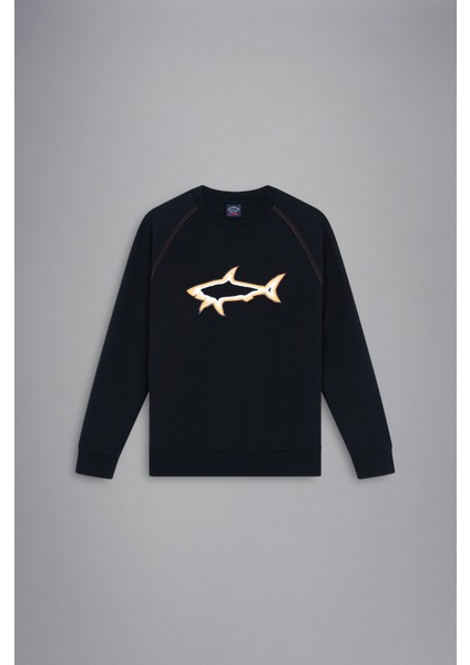 Erkek Marka Logolu Uzun Kollu Rahat Siyah Sweatshirt 13311933-011 indirimleri