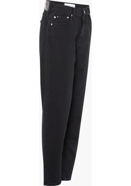 Kadın Dokuma Kumaş Normal Bel Düz Model Siyah Jeans J20J221659-1BY