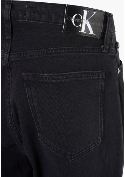 Kadın Dokuma Kumaş Normal Bel Düz Model Siyah Jeans J20J221659-1BY