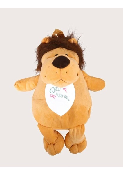 Aslan Peluş Yumşacık Sırt Çantasın 45 cm indirimleri